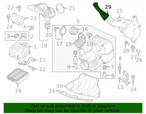 Honda CRZ 11-16 garbage bin air duct