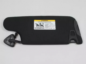 Left visor Dodge Challenger 15-16 rest black, without hook