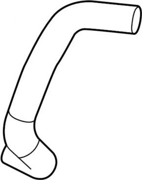 Cooling pipe lower Infiniti Q50 14-15 3.7