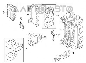 Body Control Module Nissan Versa Note 13-14