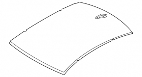 Roof metal BMW 3 G20 19 - under the hatch