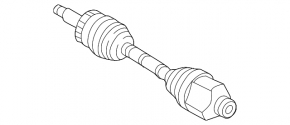 Drive axle shaft front right Kia Sorento 19-20 3.3