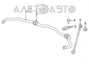 Front stabilizer bar Honda Accord 18-22 1.5T