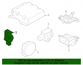 Front left airbag sensor Audi A3 22-26