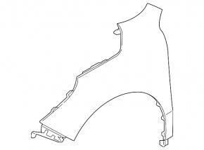 Front left wing Acura MDX 17-20 rest