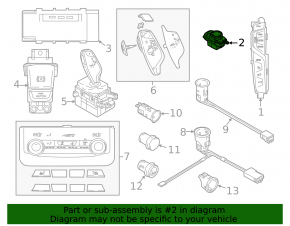 Joystick Washer Multimedia Control BMW 5 G30 17-23