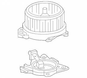 Heater Fan Motor Acura MDX 14-20