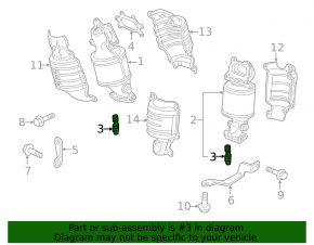 07-13 Acura MDX catalytic converter downpipe