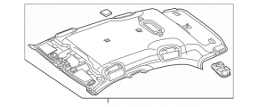 Mercedes GLA 15-20 headlining under sunroof black, creased, for cleaning
