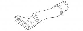 Air duct from the air intake left Mercedes S-class W222 14-17 4.7, 5.5