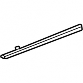 Rear bumper reflector, center left, Lincoln MKZ 13-20