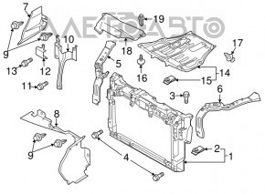 TV mount left Mazda CX-7 06-09