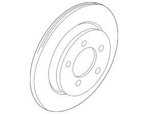 Brake disc rear right Mazda 6 13-21 275mm