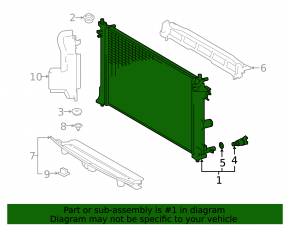 Toyota Corolla Cross 22-26 2.0L Water Cooling Radiator