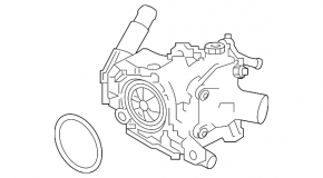 Thermostat housing Infiniti QX50 19-25
