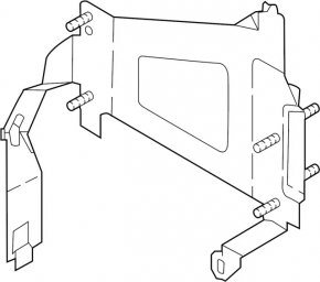 Bracket ECU unit engine computer Infiniti Q50 14-15 3.7