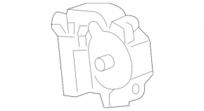 Actuator motor heater drive ventilation Cadillac CTS 14- with traction