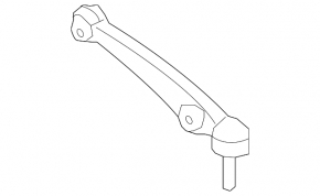 Front lower rear left control arm BMW X5 F15 14-18