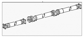 Drive shaft driveshaft Lexus RX350 23-26