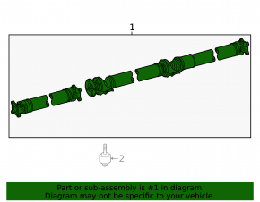 Drive shaft driveshaft Lexus RX350 23-26