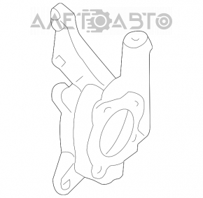 Mitsubishi Galant 04-10 front left axle with cover
