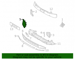 Volvo XC90 25-26 Front Bumper Tow Hook Cap Type 2
