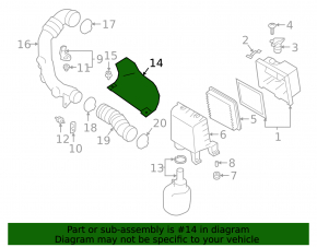 Subaru Outback 20-25 2.4 Air Intake