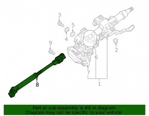 Steering joint Hyundai Elantra AD 17-20