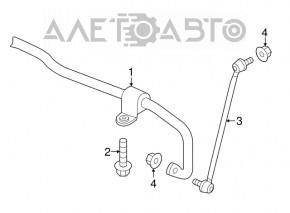 Front stabilizer bar for Volkswagen Golf 22-25 GTI