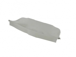 Jeep Compass 17-21 lower tailgate trim gray, plastic turned white, guide broken