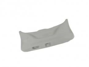 Jeep Compass 17-21 lower tailgate trim gray, plastic turned white, guide broken
