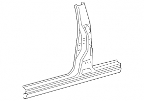 Left center pillar for Lexus GX470 03-09