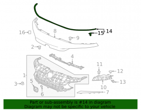 Honda Civic XI FE/FL 22-26 Hood Seal