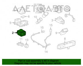 Joystick control gearbox modes Lexus RX450h 16-19