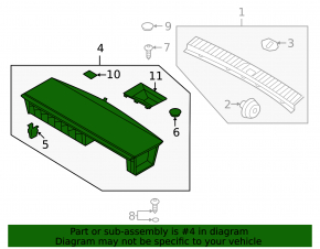 Kia Sorento 21-25 HEV black trunk tray