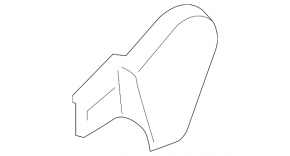 Kia Sorento 21-24 HEV, PHEV passenger side interior trim, gray