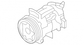 Infiniti Q60 17-18 2.0 Air Conditioning Compressor