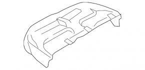 Exhaust manifold protection Porsche Cayenne 958 11-14 3.6 rust