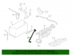 Positive battery terminal Porsche Panamera 10-16