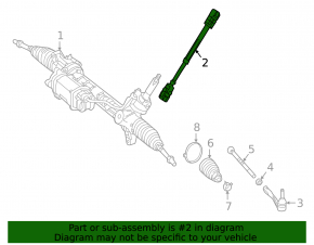 Steering joint Mercedes GLS-class X166 13-19 OEM