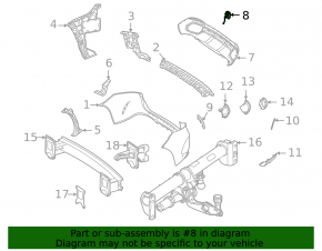 Mercedes W167 GLE 53/63 21-26 AMG rear bumper towing hook cap pkg