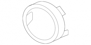 Left fog light frame for Mercedes S-Class W221
