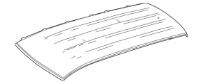 Metal roof Mercedes GLC 16-22 without panorama, SUV, sawed off