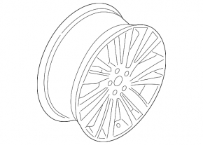 Wheel R19 Lincoln MKZ 17-20 type 2, light curb