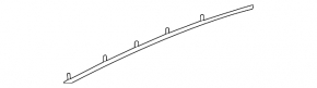 Windshield pillar trim bracket left Ford Bronco Sport 21-25