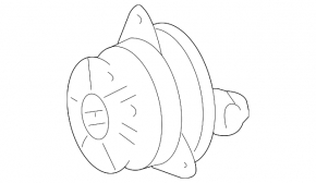 Left cooling fan motor for Toyota Corolla e12 02-06 D4D Verso Avensis