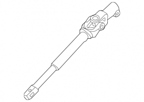 Upper steering universal joint Cadillac CTS 14-AWD