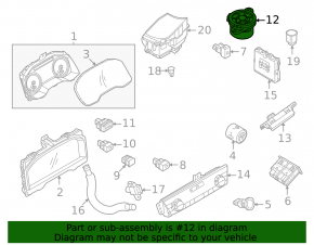 Nissan Rogue 21-23 dashboard tweeter center