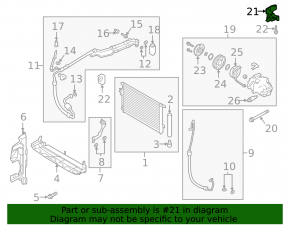 Hyundai Tucson 22-25 2.5 Air Conditioning Compressor Bracket