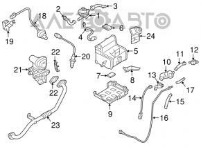 EGR valve Kia Niro 17-22 HEV, PHEV